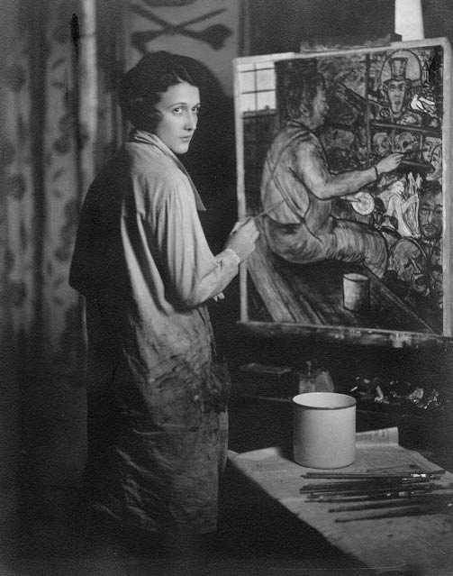 Aline Painting, Date & Location Unknown (Source: Roberts)